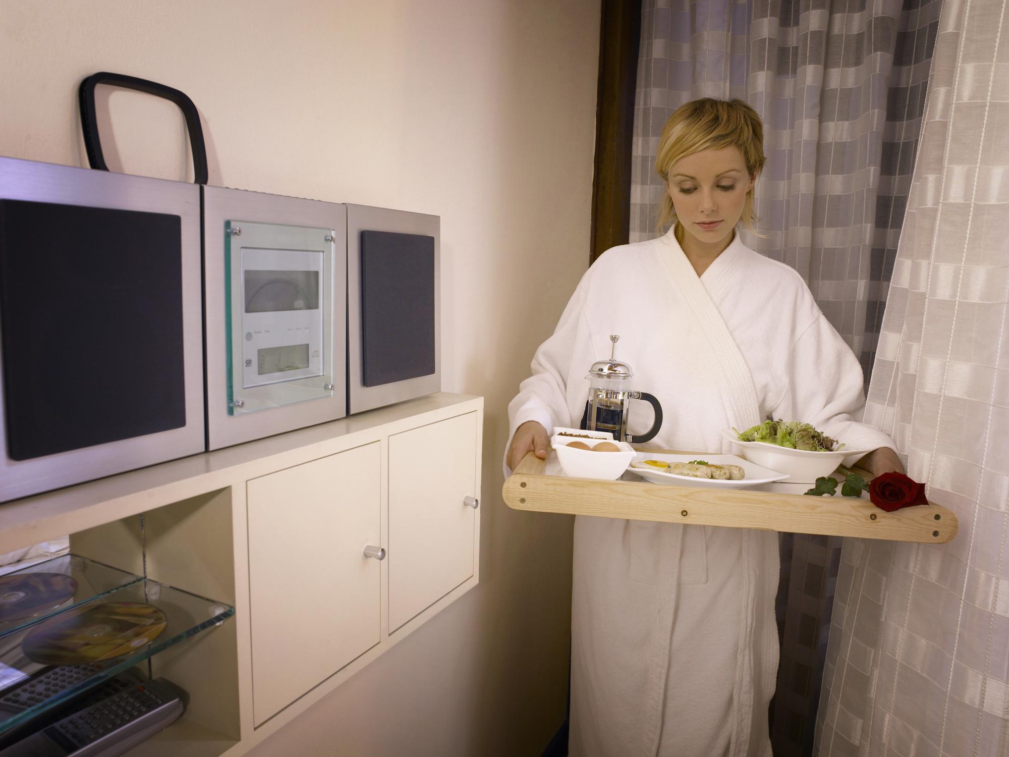 Interior of a small professional kitchen