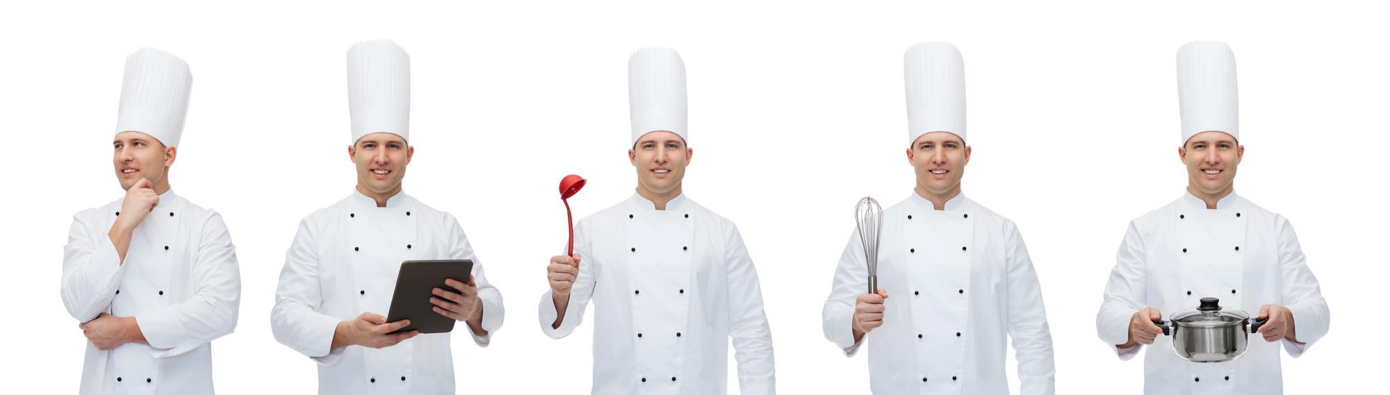 Workshop kitchen with chef demonstrating